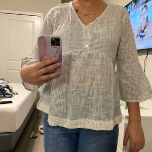 striped blouse